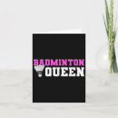 Pesquisar por volante cartoes Badminton engraçado