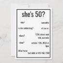 Pesquisar por décadas convites Preto e branco