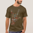 Pesquisar por asl eu te amo para camisetas Linguagem gestual