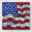 Pesquisar por bandeira americana para relogios de parede Patriótica