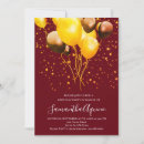 Pesquisar por balões vermelhos convites Ouro vermelho