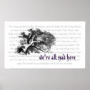 Pesquisar por cheshire cat pôsteres pósteres Louco