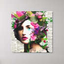 Pesquisar por papel parede floral de impressão de canvas Vintage