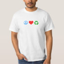 Pesquisar por símbolo do reciclar camisetas Paz