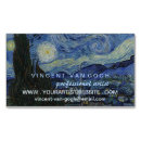 Pesquisar por starry cartao de visita Vincent van gogh