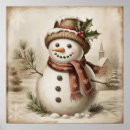 Pesquisar por papai noel antigo pósteres Boneco de neve