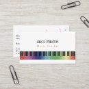 Pesquisar por notas musicais coloridas cartao de visita Musical