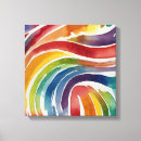 Pesquisar por cores do arco íris impressão de canvas Aquarela