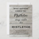 Pesquisar por mistletoe convites Rústico