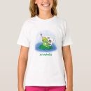 Pesquisar por sapos felizes dos desenhos animados camisetas Para crianças