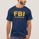 Pesquisar por fbi t camisas camisetas Inspector do corpo fêmea
