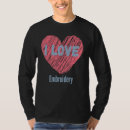 Pesquisar por amor bordadas camisetas Coração
