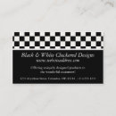 Pesquisar por checkered cartao de visita Preto