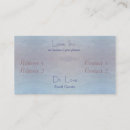 Pesquisar por casamento do oceano cartao de visita Azul