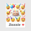 Pesquisar por aniversário emoji adesivos Aniversários