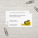 Pesquisar por equipamento pesado cartao de visita Buldozer