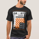 Pesquisar por roupa da costa leste camisetas Engraçado