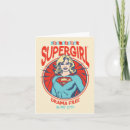 Pesquisar por super herói cartões de notas Supergarota vintage
