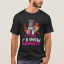 Pesquisar por camisa do schnauzer padrão t camisetas Flores