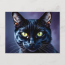 Pesquisar por gato olhos verdes cartoes postais Aquarela