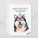 Pesquisar por husky cartoes Aquarela