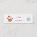 Pesquisar por cupcake vermelho cartao de visita Sobremesa