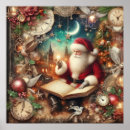 Pesquisar por papai noel vintage pósteres Natal