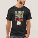 Pesquisar por slogan sushi camisetas Anos
