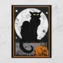 Pesquisar por chat noir cartoes postais Halloween