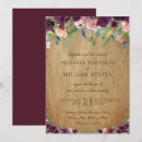 Pesquisar por de madeira casamento convites Burgundy