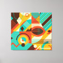 Pesquisar por círculo retro impressão de canvas Abstrato