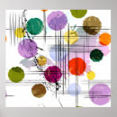 Pesquisar por flor redonda pósteres Abstrato