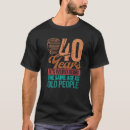 Pesquisar por pessoas de 40 anos camisetas Aniversário