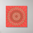 Pesquisar por flor mandala impressão de canvas Boho