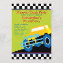 Pesquisar por monster truck meninos aniversário convites Partido