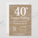Pesquisar por surprise 40th birthday party convites 40 anos