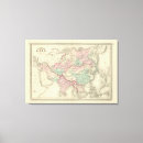 Pesquisar por ásia impressão de canvas Mapa