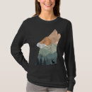 Pesquisar por lobo da silhueta camisetas Natureza
