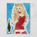 Pesquisar por bombshell cartoes postais Pinup