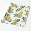 Pesquisar por abacaxi tropical papel papel de presente Aguarela
