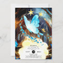 Pesquisar por blue butterfly convites Menino