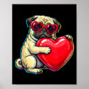 Pesquisar por pug engraçado pósteres Cachorro