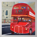 Pesquisar por ônibus de londres pôsteres pósteres Vermelho