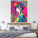 Pesquisar por geisha impressão de canvas Japonês
