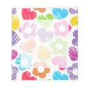 Pesquisar por coração colorido bloco de notas Fofofo