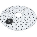 Pesquisar por preto e branco de natal saias para árvore de natal Monograma