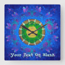 Pesquisar por arte do hippie relogios de parede Abstrato