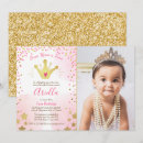 Pesquisar por primeiro aniversario princesa convites Bebê menina