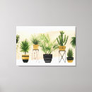Pesquisar por plantas do cacto impressão de canvas Verde