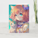 Pesquisar por gato roxo cartoes Menina